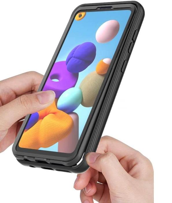 Tech-Protect - Tech-Protect Defense360 Galaxy A21s - Svart