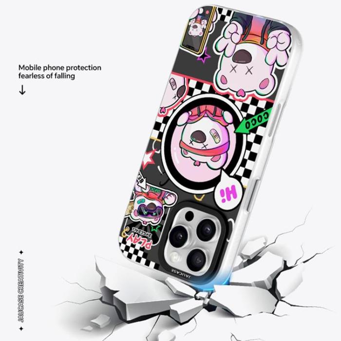 JAUCASE - JAUCASE iPhone 16 Pro Mobilskal MagSafe - Baseball Bear