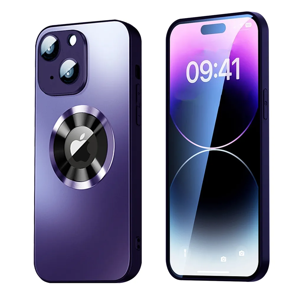 SiGN iPhone 15 Plus Mobilskal med Linsskydd och Logo View - Lila | 2353 | AlltMobil