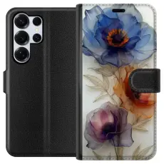 iSecrets - Plånboksfodral till Samsung Galaxy S25 Ultra med Silkesblommor