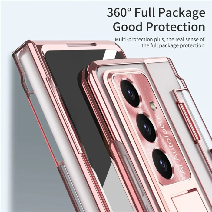 A-One Brand - Galaxy Z Fold 7 Mobilskal Kickstand med Skärmskydd