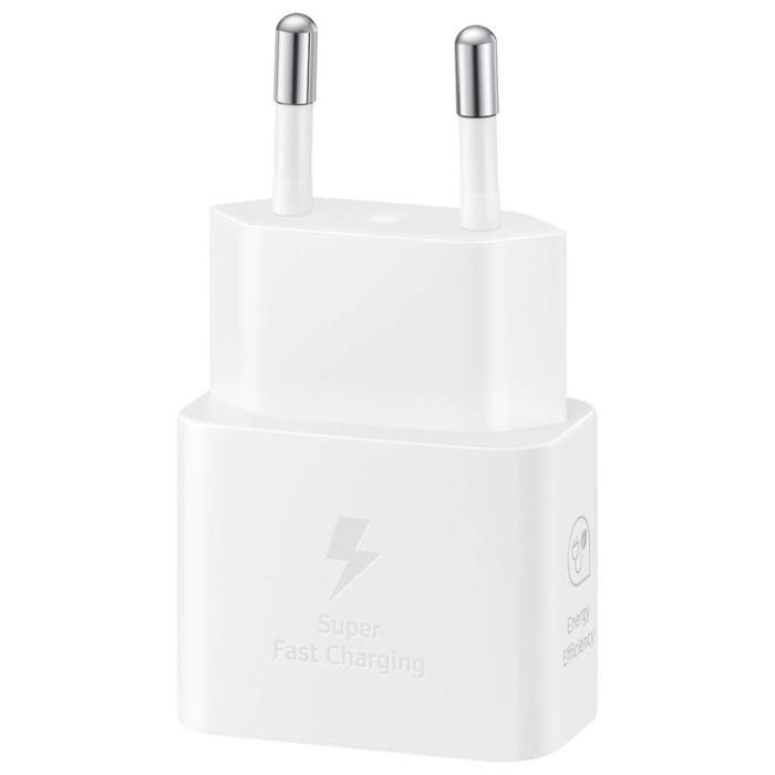 Samsung - Samsung Väggladdare 25W SFC USB-C GaN - Vit