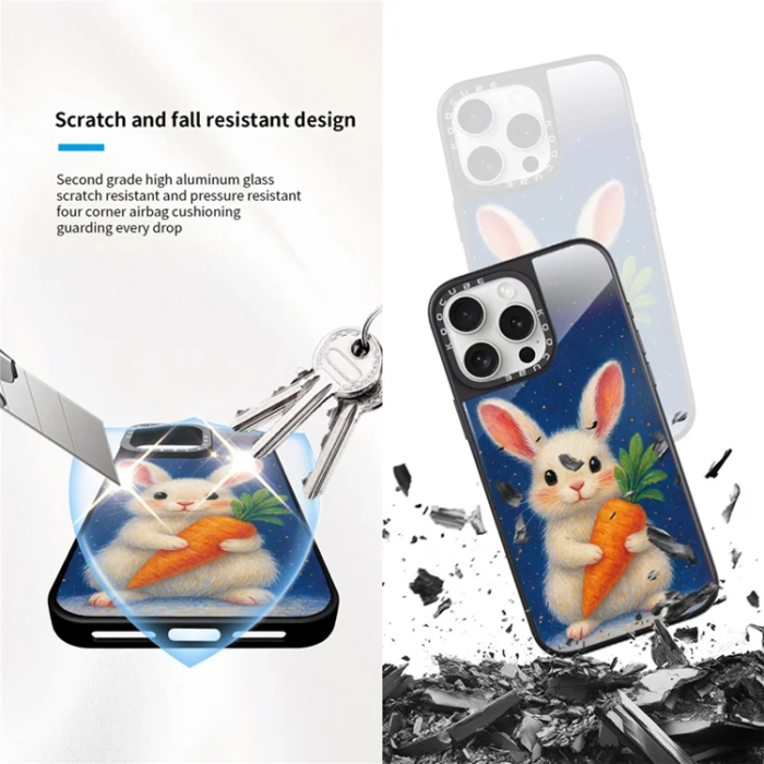 A-One Brand - iPhone 15 Pro Mobilskal MagSafe Aluminium Silikon