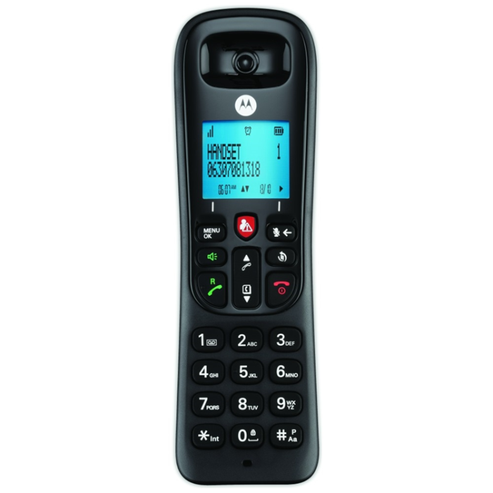 Motorola - Motorola Trådlös Fast Hemtelefon CD4001 - Svart