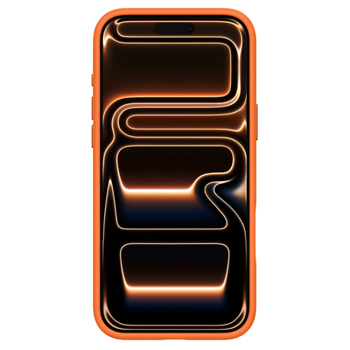 Spigen - Spigen Mobiskal För iPhone 17 Pro Magsafe Silikon Fit - Cosmic Orange