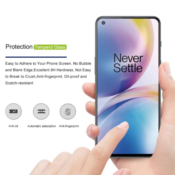 Mocolo - MOCOLO Härdat Glas Skärmskydd Oneplus Nord 2 5G - Clear