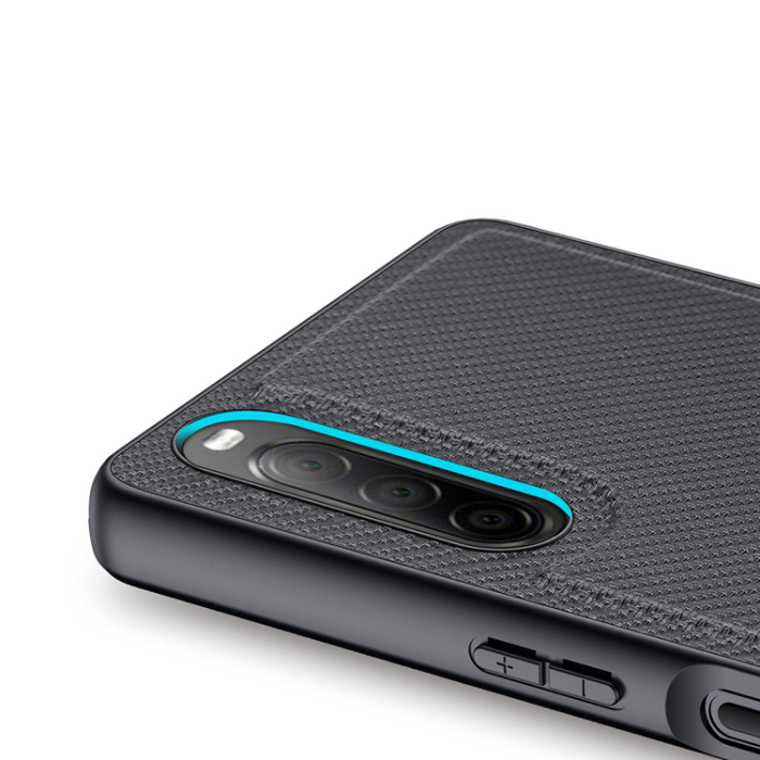 UTGATT5 - Dux Ducis Sony Xperia 10 IV Skal Fino Nylon - Svart