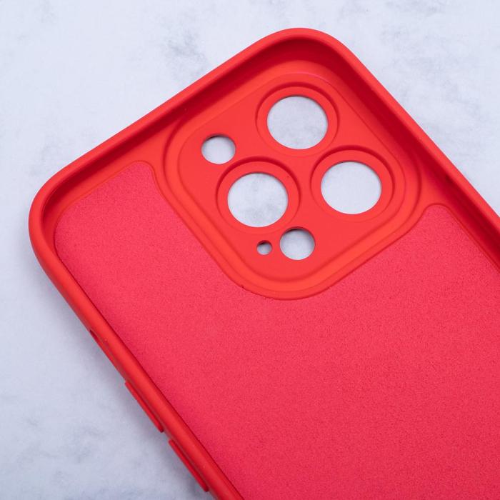 OEM - Silikon Skal iPhone 12 Pro Rött Magnetiskt Skyddande