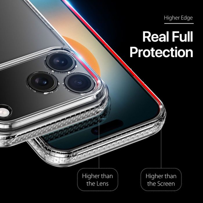 Dux Ducis - Dux Ducis iPhone 17 Pro Max Mobilskal Clin Anti-drop - Clear