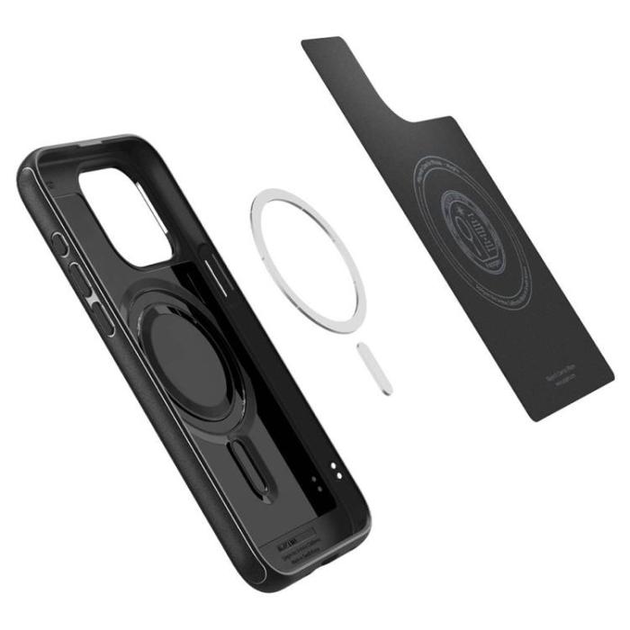 Spigen - Spigen iPhone 15 Pro Max Mobilskal Magsafe Armor - Matte Svart