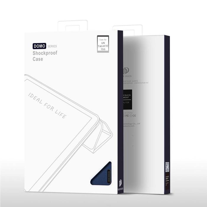 Dux Ducis - Dux Ducis Lenovo Tab M10 Fodral Domo Smart Sleep - Blå