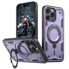 N/A - Mobilskal till iPhone 14 Pro Max Plast Milit&auml;rskydd Med St&auml;ll - Lila