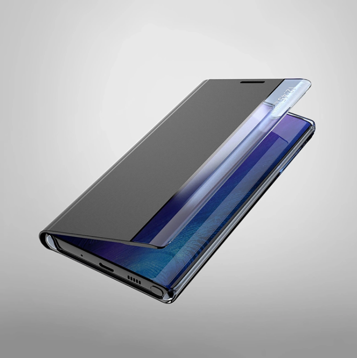 OEM - Galaxy A35 Fodral Sleep View med Flap - Blå