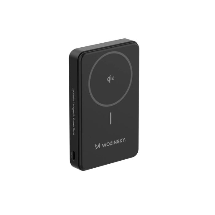 Wozinsky - Wozinsky Qi2 Powerbank 10000 mAh 22.5W 1xUSB-C 1xUSB-A - Svart