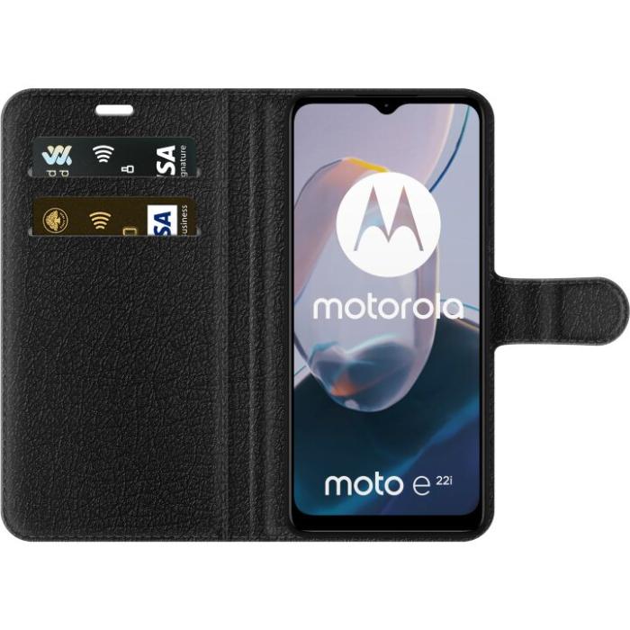 iSecrets - Plånboksfodral till Motorola Moto E22i med Cyklon