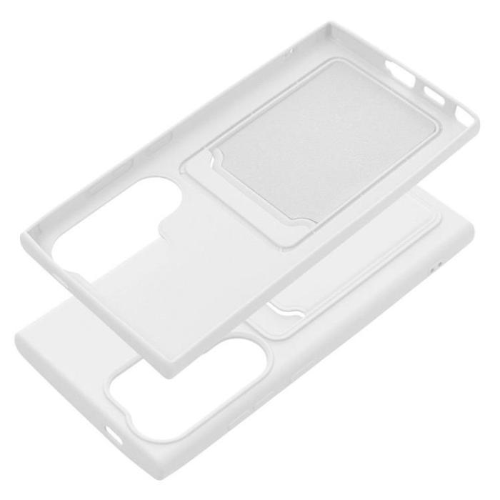 OEM - Galaxy S24 Ultra Mobilskal Korthållare - Vit