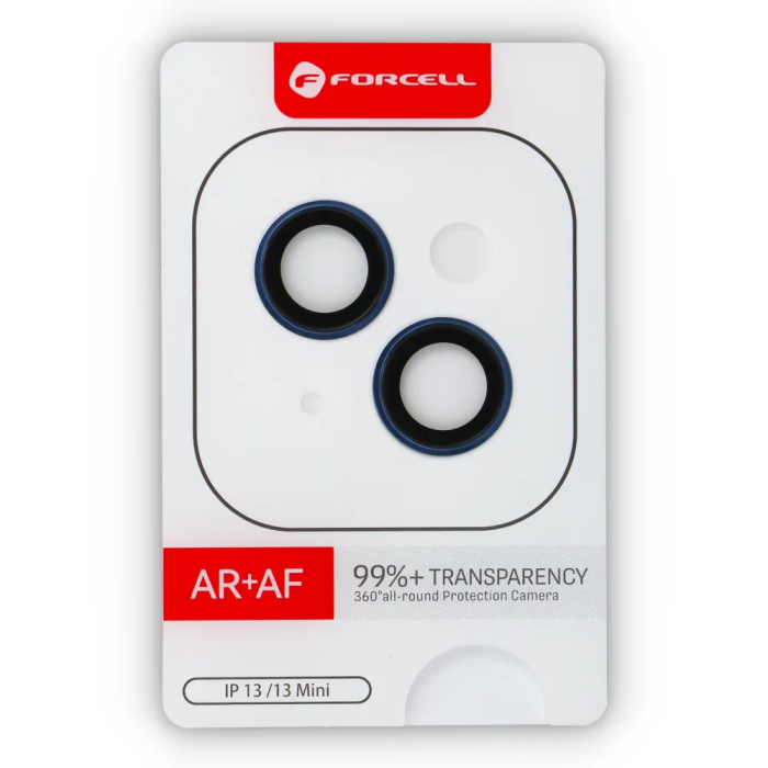Forcell - Forcell iPhone 13/13 Mini Härdat Glas Kameraskydd Premium