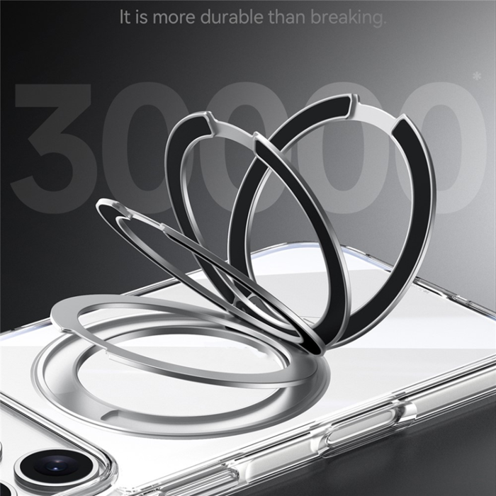 SULADA - SULADA iPhone 17 Pro Mobilskal MagSafe Kickstand TPU+PC - Clear