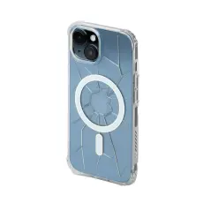 Kingxbar - Kingxbar Mobilskal till iPhone 15 Magsafe PQY Crack - Transparent