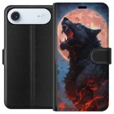 Gustaf - Pl&aring;nboksfodral till Apple iPhone 17 Air med Ylande varg