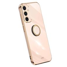 XINLI - XINLI Samsung Galaxy A35 5G Skal TPU Pl&aring;nboksfodral - Rosa