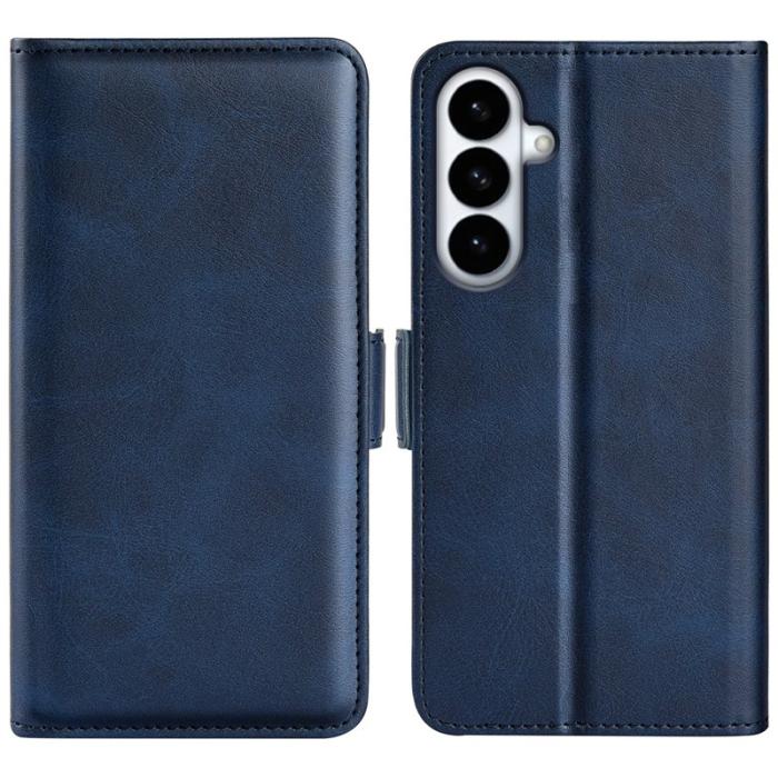 OEM - Plånboksfodral för Samsung Galaxy S26 Plus Konstläder - Blå
