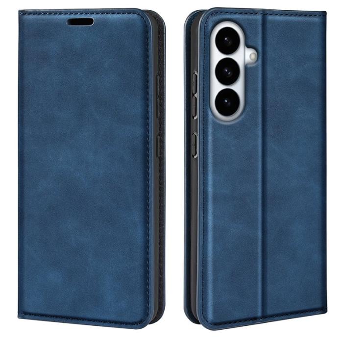 OEM - Plånboksfodral för Samsung Galaxy S26 Plus Konstläder - Blå