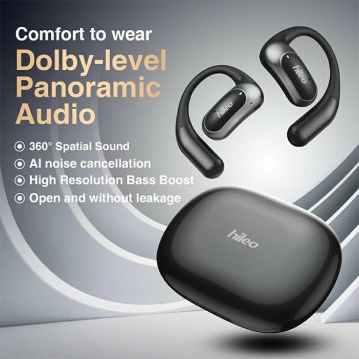 HILEO - HILEO Open-Ear Trådlösa Hörlurar Bluetooth Stereo Music Hi95