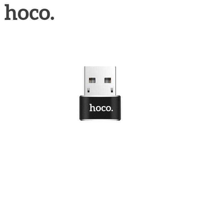 Hoco - HOCO adapter OTG USB till USB-C UA6 svart