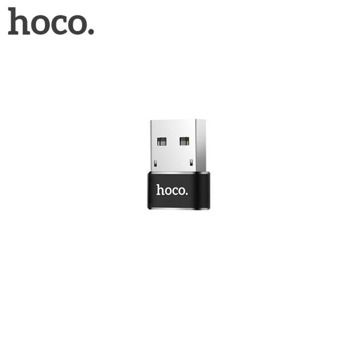 Hoco - HOCO adapter OTG USB till USB-C UA6 svart