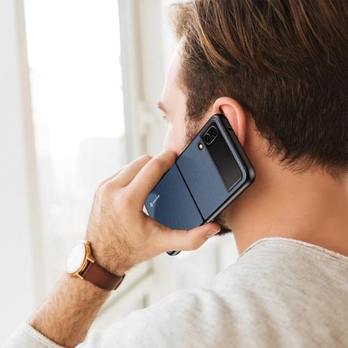 Dux Ducis - Dux Ducis Galaxy Z Flip 4 Skal Fino - Blå