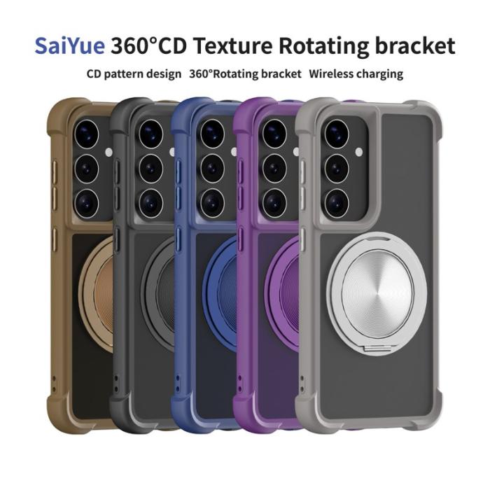 OEM - Mobilskal för Samsung Galaxy S26 Plus Magnetiskt Kickstand TPU + PC - Mörkblå