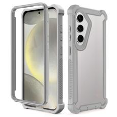 OEM - Mobilskal f&ouml;r Samsung Galaxy S26 Transparent 2 i 1 Shockproof TPU + PC - Gr&aring;