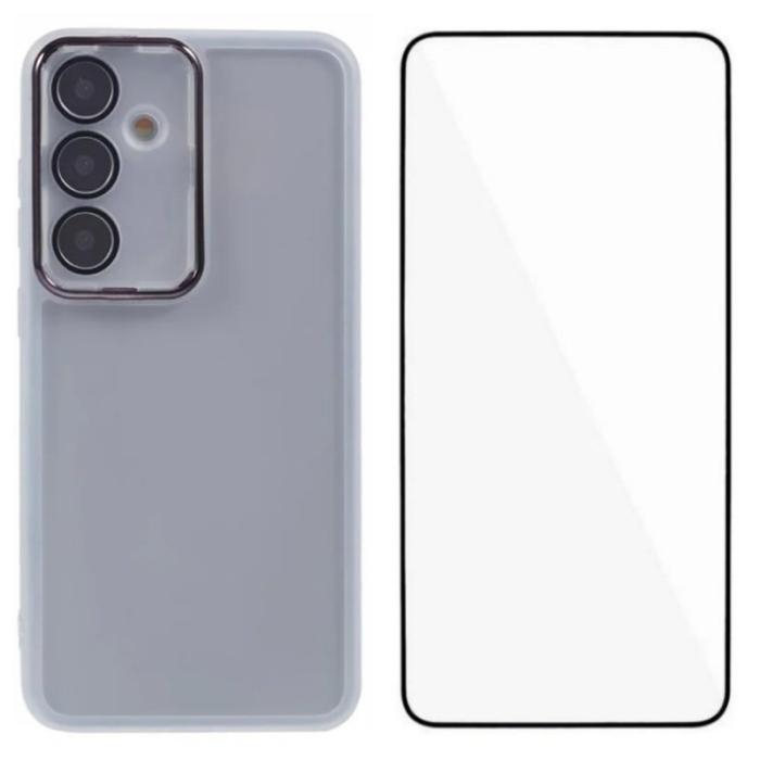 WANLONFENG - WANLONFENG Mobilskal för Samsung Galaxy S26 TPU - Vit
