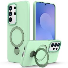 OEM - Mobilskal f&ouml;r Samsung Galaxy S26 Ultra Magnetiskt Ring Kickstand TPU + PC - Gr&ouml;n