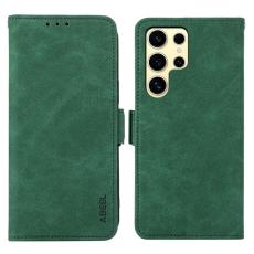 ABEEL - ABEEL Mobilskal till Samsung Galaxy S26 Ultra KonstL&auml;der Folio Gr&ouml;n