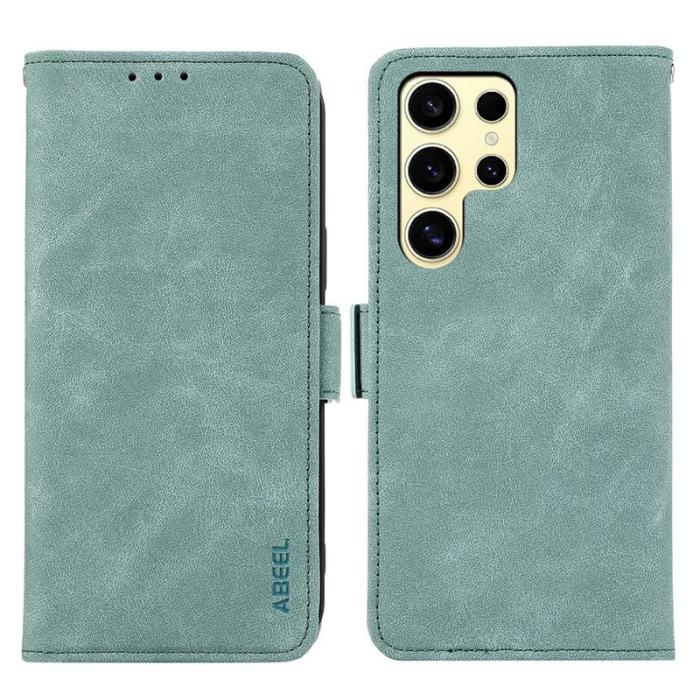 ABEEL - ABEEL Mobilskal till Samsung Galaxy S26 Ultra KonstLäder Folio Blå