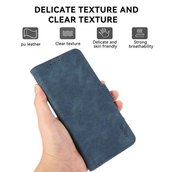 ABEEL - ABEEL Mobilskal till Samsung Galaxy S26 Ultra KonstLäder Folio Blå