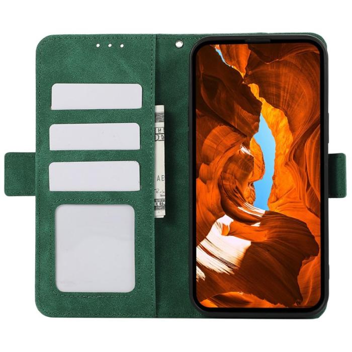 ABEEL - ABEEL Mobilskal till Samsung Galaxy S26 Ultra KonstLäder Folio Grön