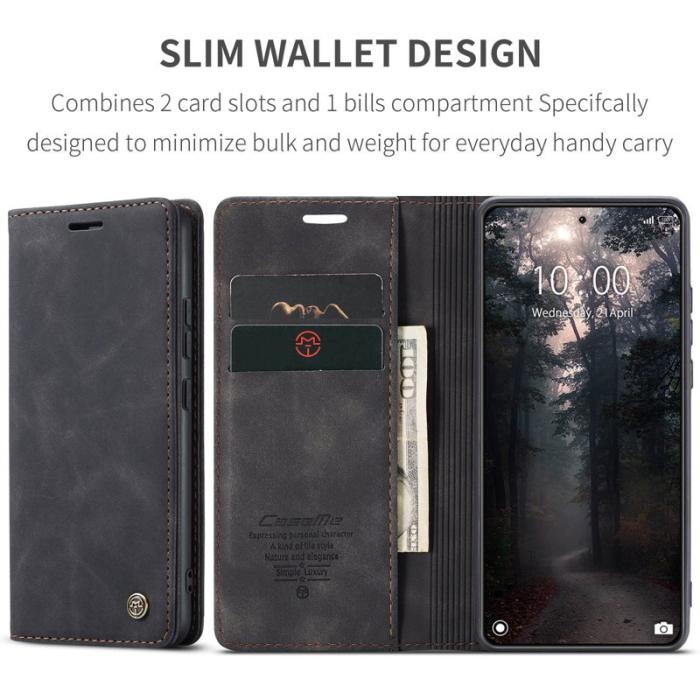 Caseme - CASEME 013 Series Mobilskal till Xiaomi 14 Automatisk Stängning Svart