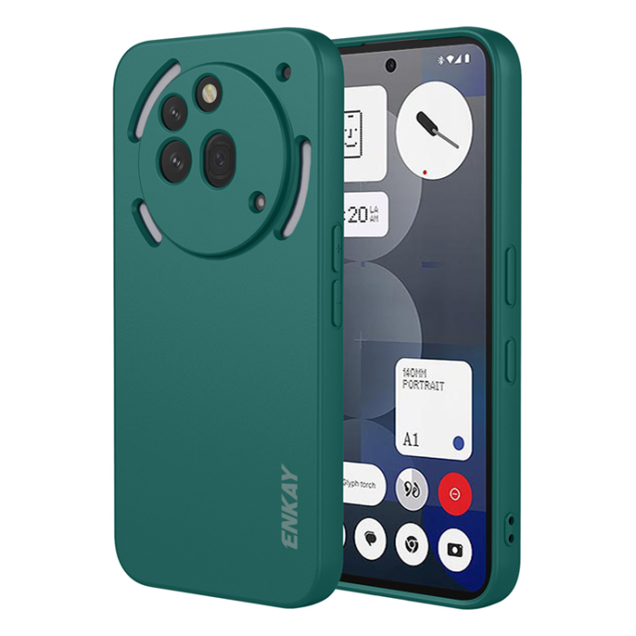 ENKAY - ENKAY Nothing Phone (3a) Mobilskal Straight Edge Silikon