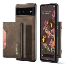 DG.MING - DG.MING Google Pixel 7 5G Konstl&auml;der Pl&aring;nboksfodral Brun