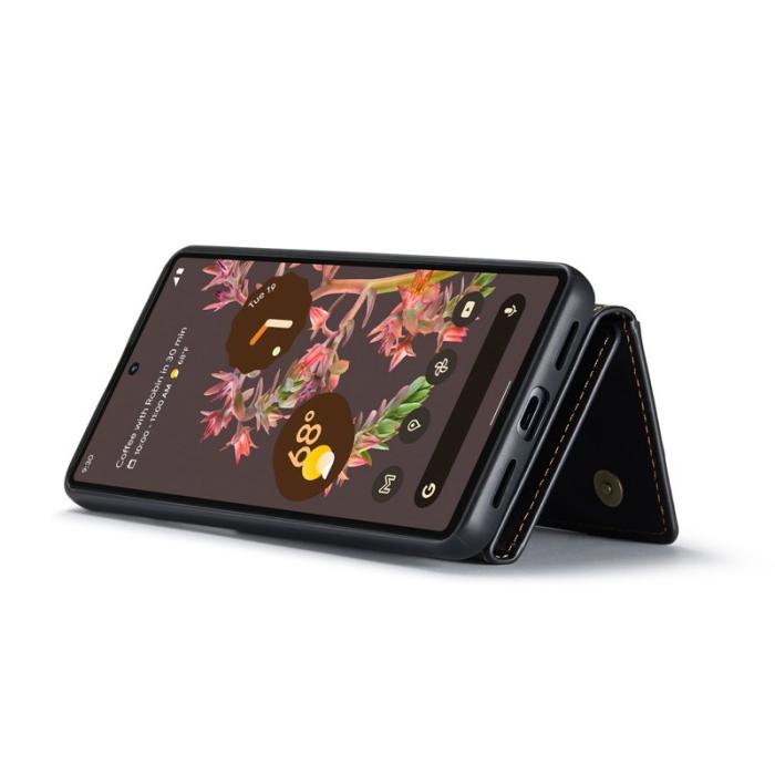 DG.MING - DG.MING Google Pixel 7 5G Konstläder Plånboksfodral Brun
