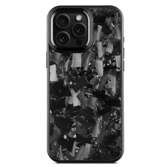 A-One Brand - iPhone 16 Pro Mobilskal Aramid Fiber med metallbåge - Silver