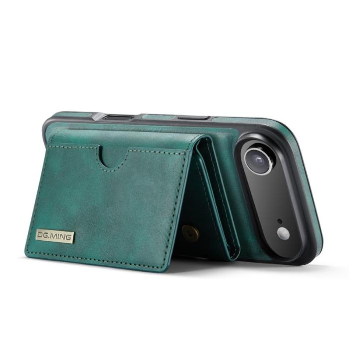 DG.MING - DG.MING M6 Series Mobilskal till iPhone Air Magnetiskt Plånboksfodral Grön
