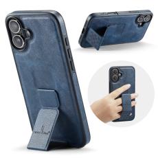 FIERRE SHANN - FIERRE SHANN f&ouml;r iPhone 17 Fodral Kickstand KonstL&auml;der - Bl&aring;