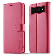 LC.imeeke - LC.IMEEKE Google Pixel 6 Pro Pl&aring;nboksfodral Konstl&auml;der - Rosa
