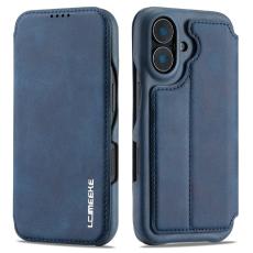 LC.imeeke - LC.IMEEKE iPhone 17 Fodral Card Holder KonstL&auml;der - Bl&aring;