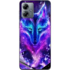 iSecrets - Mobilskal till Motorola Moto G14 med Neon Varg