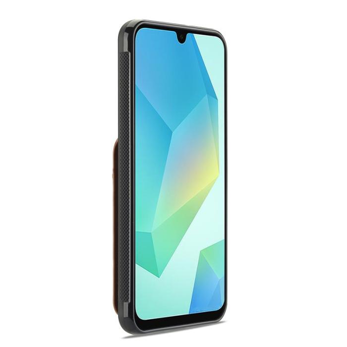 LC.imeeke - LC.IMEEKE L3 för Samsung Galaxy S25 Fodral KonstLäder - Brun